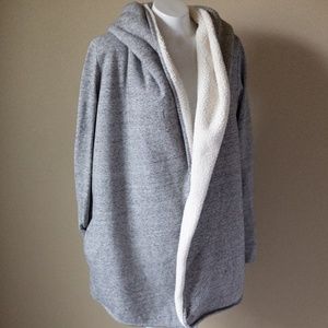 Sherpa Hoodie Cardigan